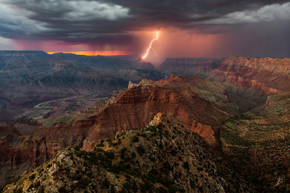 Photos of the Monsoon season at the Grand Canyon | Fine Art Landscape ...